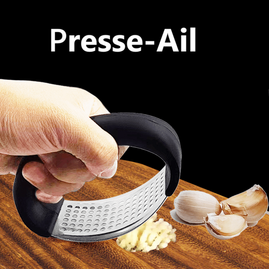 Broyeur, Presse-ail à bascule en acier inoxydable