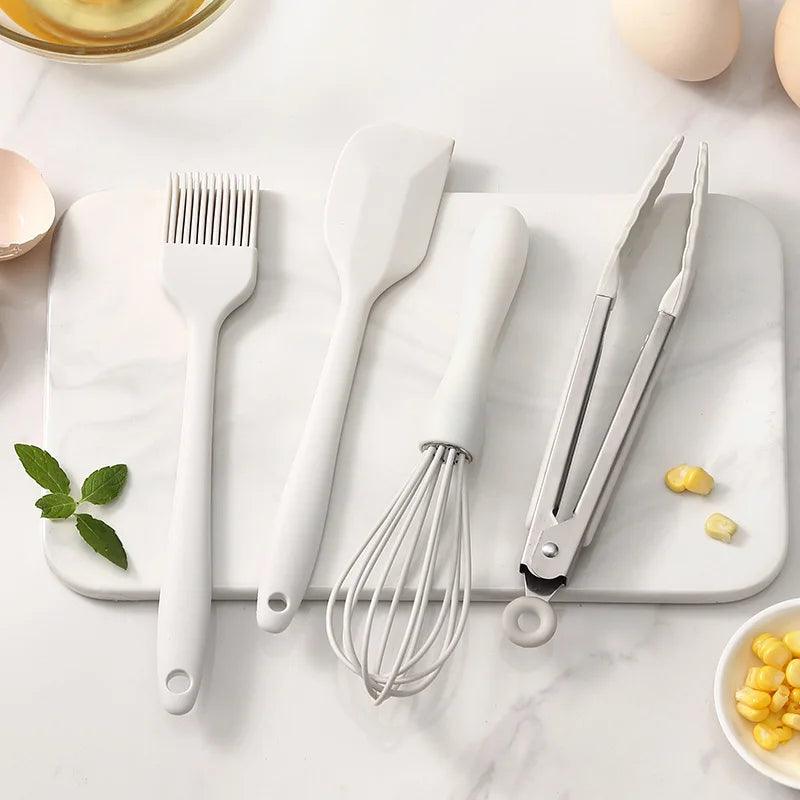 Ustensiles de Cuisine, 12 pièces en silicone de qualité alimentaire