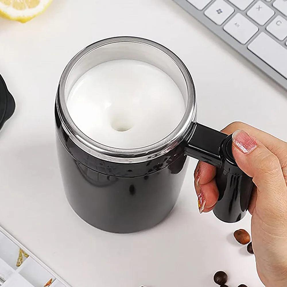 Tasse à Café Auto-Agitante USB en Acier Inoxydable