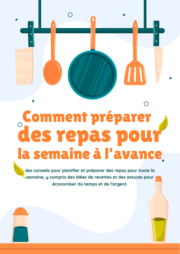 E-BOOK "Préparer des Repas pour la Semaine à l'Avance"