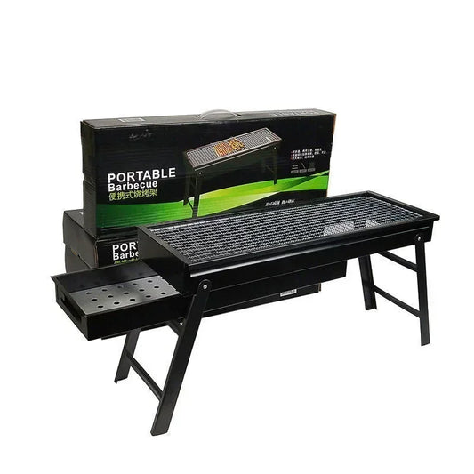 Barbecue Pliant Portable Charbon de Bois