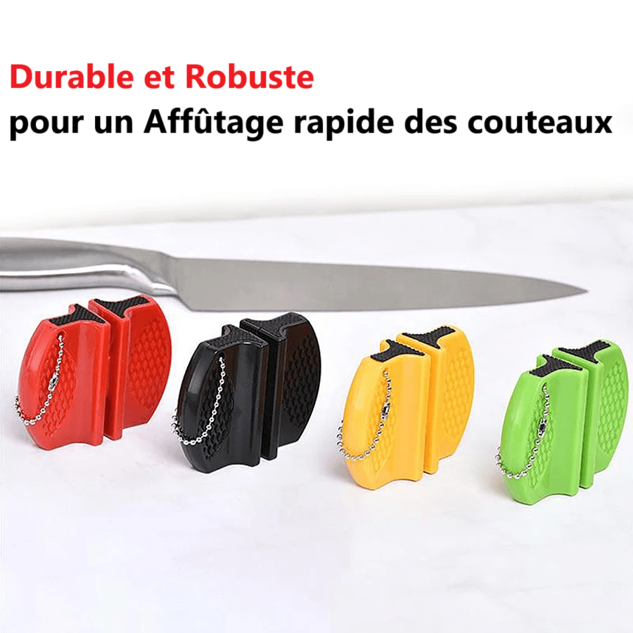 Mini affûteur de couteaux double face