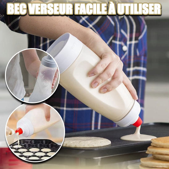 Bouteille de mélange de pâte manuelle de 1000 ml