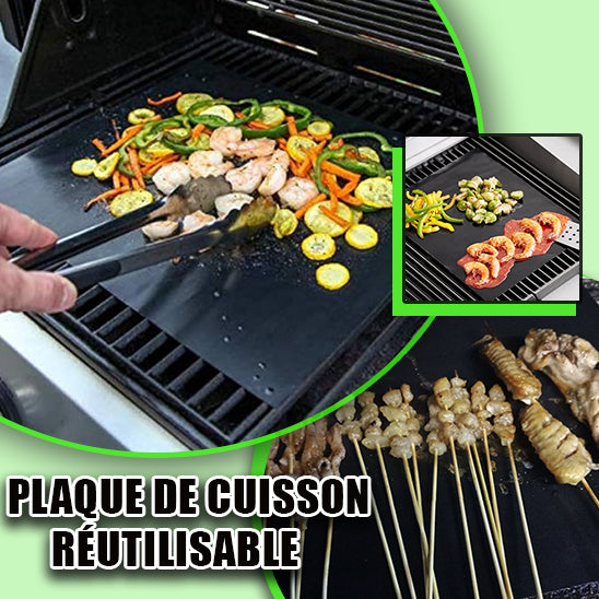 Plaque De Cuisson Réutilisable 1-3PCS BBQ Grill